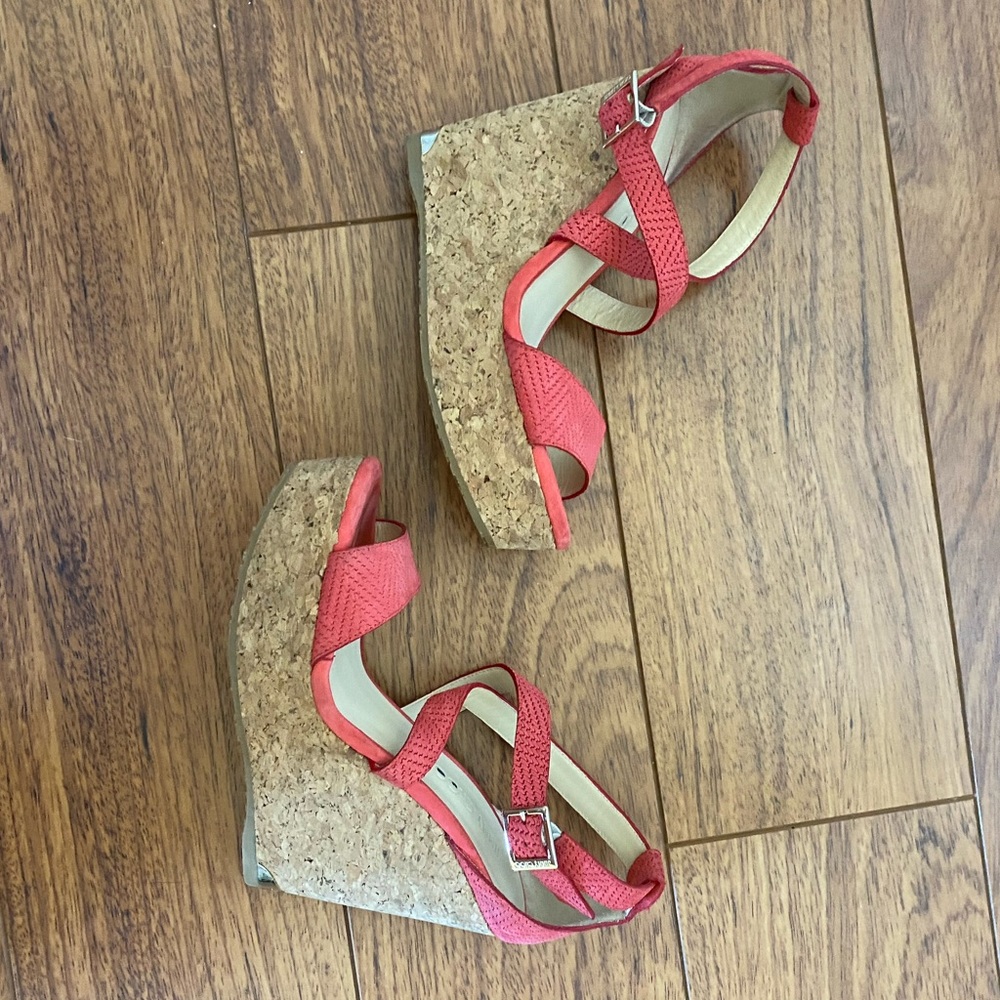 💕 jimmy choo cork wedge sandals - Picture 5 of 10